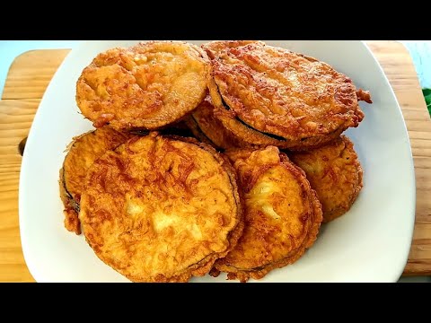 La Receta de BERENJENA más SABROSA y Deliciosa que he comido NUNCA, un REBOZADO Especial y CRUJIENTE