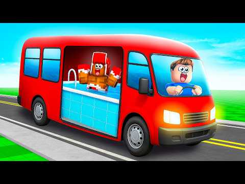 😱 МОЙ ДРУГ ЖИВЁТ В АВТОБУСЕ С ИГРОВОЙ КОМНАТОЙ! Я ПОСТРОИЛ ЕГО ЗА 925.663$! РОБЛОКС