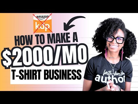 How To Make Print-On-Demand T-Shirts With Your Book (You Won't Expect This) I Quit Amazon KDP