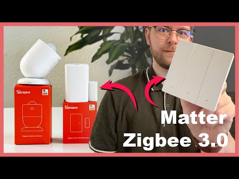 NEW! Zigbee 3.0 sensors and Matter wall switch from Sonoff