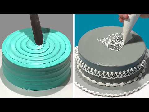 Stunning Cake Decorating Technique Like a Pro | Most Satisfying Chocolate Cake Decorating Ideas