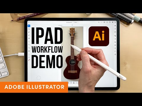 How I Use Adobe Illustrator on the iPad - Quick Demo