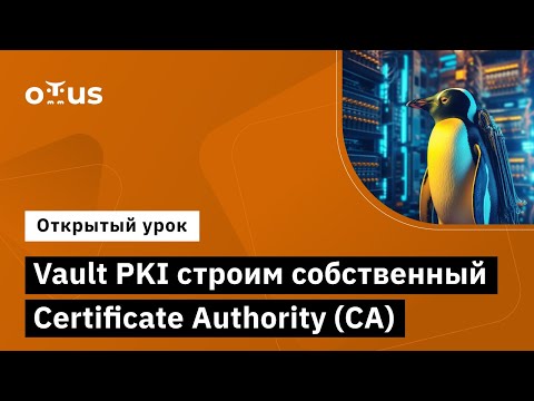 Vault PKI строим собственный Certificate Authority (CA) // Курс «Administrator Linux. Professional»