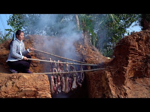 Making 100kg Smoked Meat at One Time!