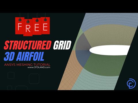 Compressible Flow Over 3D NACA0012 || Part 1: Geometry & Meshing || ANSYS Fluent Free Tutorial