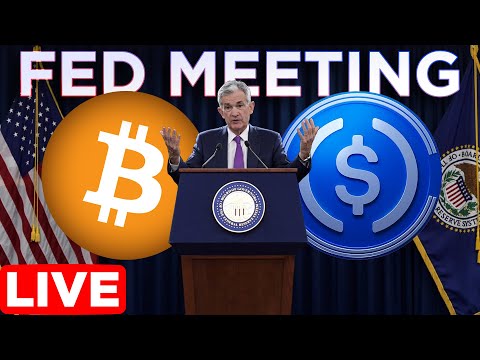 Fed Meeting vs Crypto🔴LIVE Jerome Powell