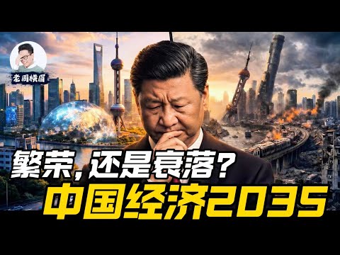 习近平的豪赌：2035年的中国经济，会走向繁荣，还是衰败？普通人应该做什么？ | 新质生产力 | 产能过剩 | 房地产危机 | 贸易顺差 | 消费不足 | 中美贸易战 | 国富民穷 | 老周横眉