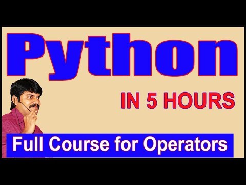 Learn Python - Full Fundamental Course | Python Operators  |Python Tutorial for Beginners