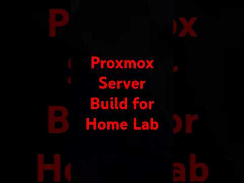 Awesome Proxmox Server Build for Homelab 32 threads 128 GB RAM