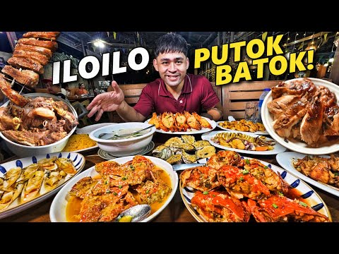 Ilonggo Putok Batok Food Tour! Giant Seafood, Lechon Manok, Pata, Liempo!