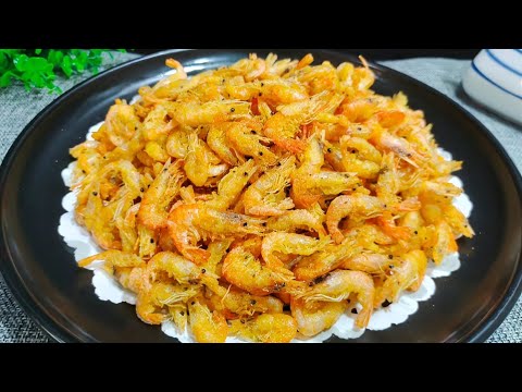 炸河蝦的關鍵在于使用正確的粉！淀粉還是面粉？這里有最厲害的一招，絕對能讓你的炸河蝦口感爆棚 #美食 #做飯 #中餐 #家常菜 #菜譜