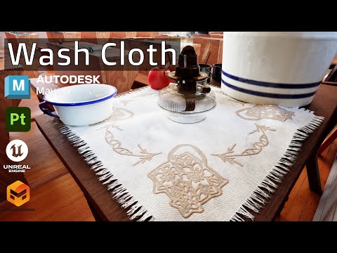 Wash Cloth 3D Art Timelapse
