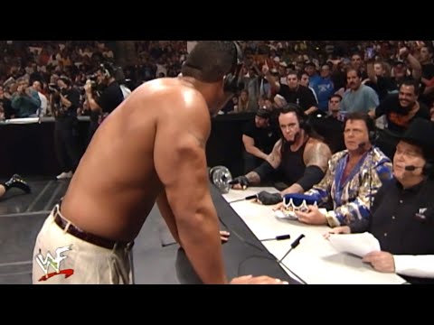 The Rock Vs The Big Show w/ The Undertaker On Commentary - RAW IS WAR!