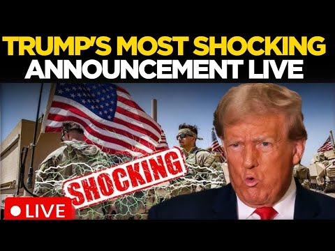 Donald Trump LIVE| US President Drops Major EMERGENCY Declaration; BIG Announcement | US News LIVE