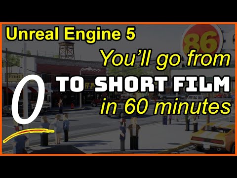 Learn Unreal Engine 5 by Making a Short Film in Under 60 minutes! No experience needed. #UE5