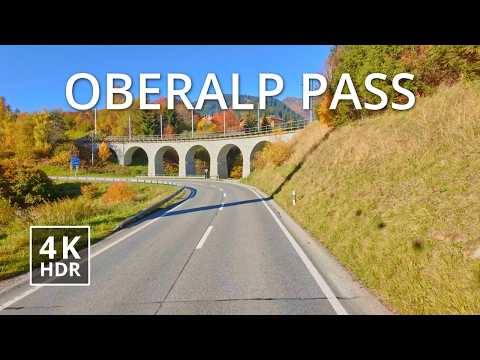 🇨🇭 Swiss Mountain Bliss: Oberalp Pass Drive from Disentis to Andermatt