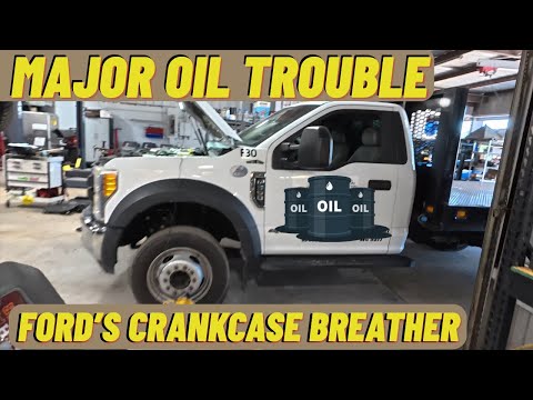 Massive Oil LEAK! Blows the Cap OFF! Ford F-Series 6.7