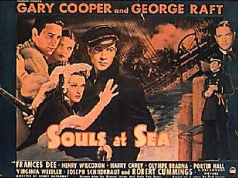 Gary Cooper & George Raft, Henry Hathaway's "Souls at Sea" (1937) feat. Harry Carey, Robert Cummings