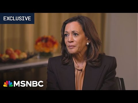 MSNBC EXCLUSIVE: Kamala Harris warns 'The rule of law is very much under attack'