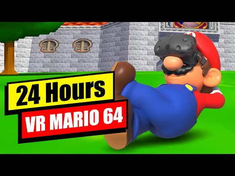Spending 24 Hours in VR Super Mario 64