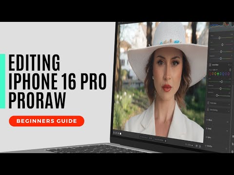How to Edit iPhone 16 Pro 48MP ProRAW Images