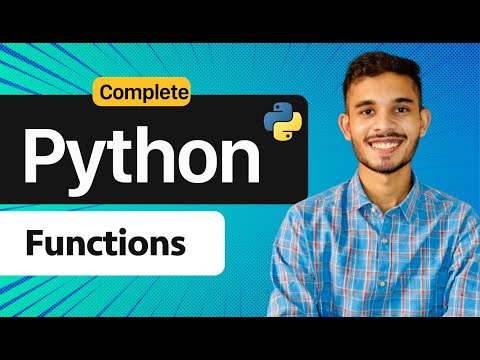 Functions in Python | Complete Python Tutorial | Lecture #16