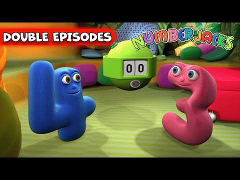 Numberjacks 🏫 Season 1, Episode 37-38 | DOUBLE FULL EPISODES