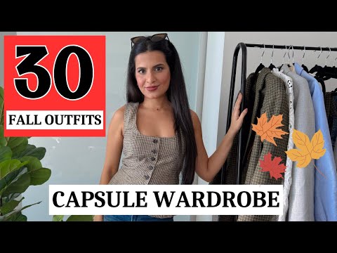 30 EARLY FALL OUTFITS 2024 | CAPSULE WARDROBE