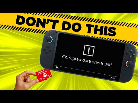 What happens if you REMOVE the SD CARD while the SWITCH 2 is DOWNLOADING?