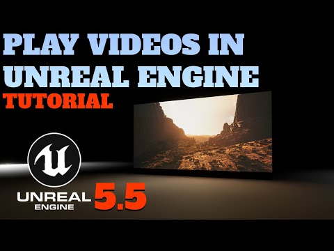 PLAY Videos Like a PRO in Unreal Engine 5.5! #unrealengine5 #megalights #ue5