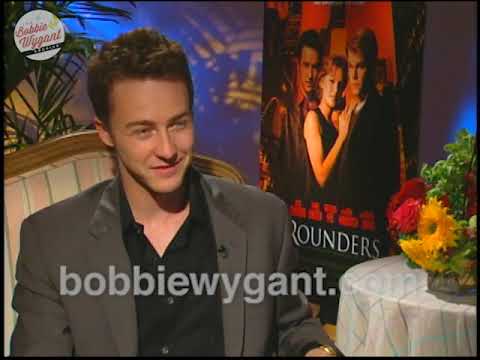 Edward Norton "Rounders" 10/25/98 - Bobbie Wygant Archive