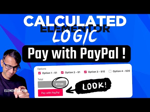 Calculated Logic with Elementor Checkbox Form Fields and PayPal
