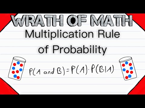 Multiplication Rule of Probability | Probability Theory, Intersection of Two Events