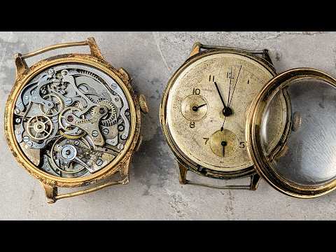 My Most Satisfying Watch Restoration - Vintage Eberhard & Co Chronograph from 1943