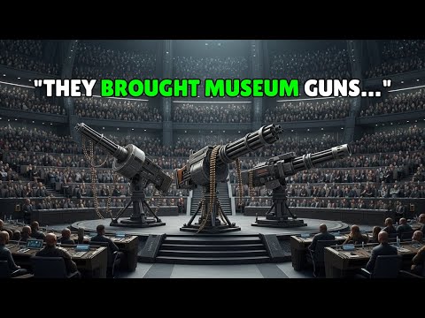 Galactic Empire Mocks Ancient Weapon , Until Gatling Gun Shatters Their Troops| HFY Story
