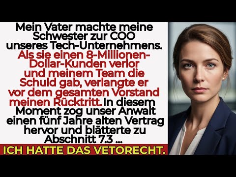 Beim Familienmeeting gab er ihr die Firma — 6 Monate später bat er mich, alles zu retten