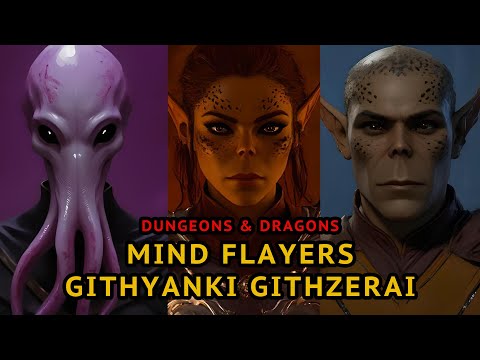 History of Mind Flayers, Githyanki & Githzerai | DnD Lore