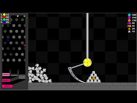 Crane Game 2 - The Gold Battle 8 - Marble Race in Algodoo