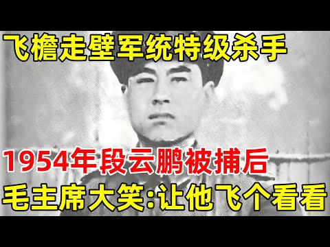 飞檐走壁军统特级杀手,1954年段云鹏被捕后,毛主席大笑:让他飞个样子看看【历史揭秘】#段云鹏