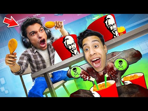لعبة الغميضة الهروب من عبده ماندو تحولت الي دجاج كنتاكي (المشروب السحري) !! 🔥😱 | Garry's Mod