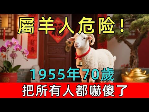 1955年屬羊人，乙未年生今年70歲，1955年屬羊人性格特點太驚人，把所有人都嚇傻了！表面溫和，實則內藏鋒芒，你的命運全被這個性格影響！#生肖 #運勢 #命理 #屬相 #風水 #財運 #佛陀 #佛學
