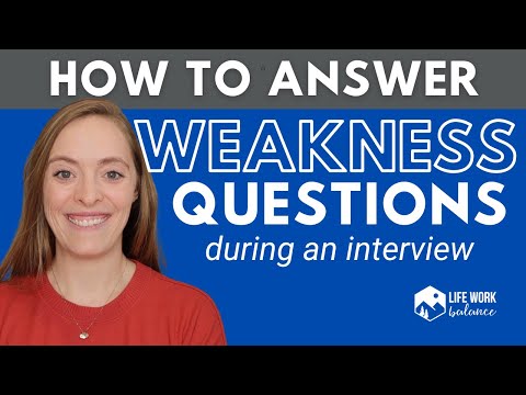 What is Your Biggest Weakness? HOW TO ANSWER THIS HARD INTERVIEW QUESTION! **EXAMPLE INCLUDED**