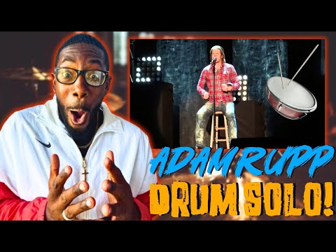 DRUMMER REACTS TO ADAM RUPP!!! | RETRO QUIN REACTS TO HOME FREE: DRUM SOLO [SPM ST15]