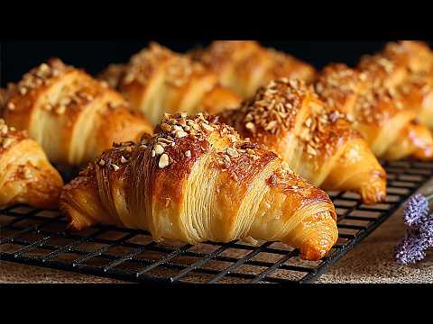 ¡Nunca he visto una receta de croissant tan simple! ¡Pocas personas conocen este método!