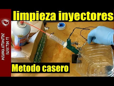 LIMPIADOR DE INYECTORES (EXPERIMENTO casero, barato y facil) afuera del auto