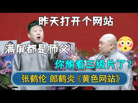 🔥2023新相声：昨天打开个网站，满屏都是师父！郎鹤炎：你偷看三级片了？| #德云社相声 #郭德纲 #于谦 #岳云鹏 #张鹤伦 #孟鹤堂 #郭麒麟 #郎鹤炎 | 每日更新 放松助眠