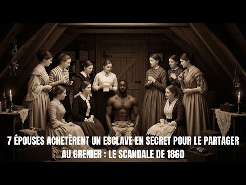 7 Épouses achetèrent un esclave en secret pour le partager au grenier : Le Scandale de 1860