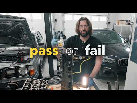 Testing cylinder heads for my 5-cylinder Turbo-swapped Volvo 242