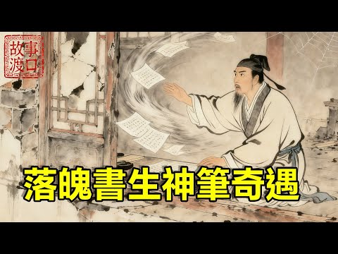 落魄書生家貧被岳父退婚，蹲破廟寫休書，狂風捲走紙頁，飄到山下財主院，財主見字驚呼“神筆”，當場送他萬畝良田當聘禮！【故事渡口】#民間故事 #故事分享 #善有善報