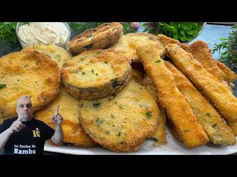 Berenjenas Rebozadas Crujientes | Muy Fácil y Rápida 😍 BRUTAL